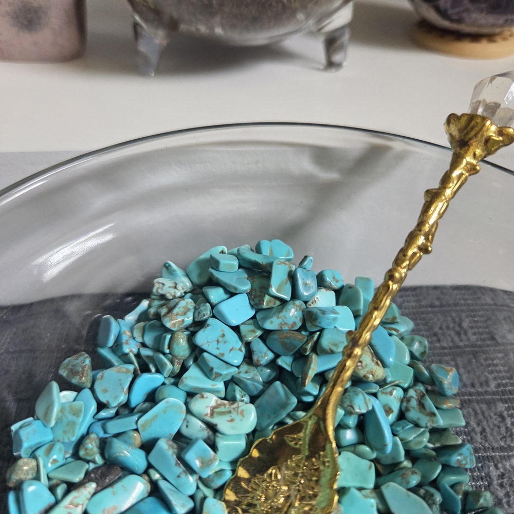 Turquoise Tiny Tumble Plant Toppers